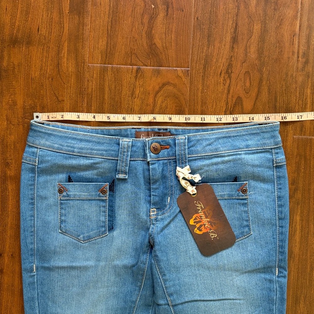 Frankie B. Light Blue Flare Jeans - Picture 7 of 7